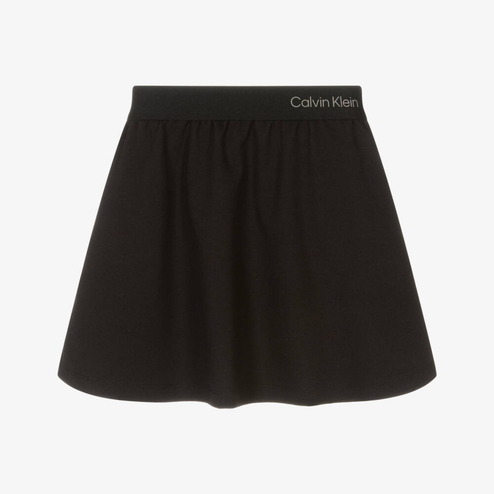 Calvin Klein-Юбка клеш черная для девочек | Childrensalon Outlet