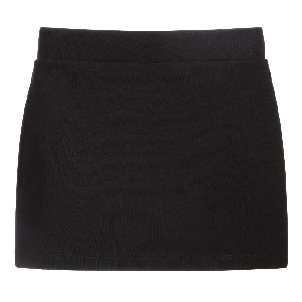 Calvin Klein Jeans-Girls Black Logo Tape Skirt | Childrensalon Outlet