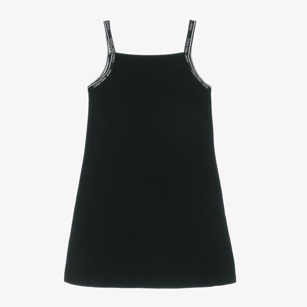 Girls black jersey dress 2025