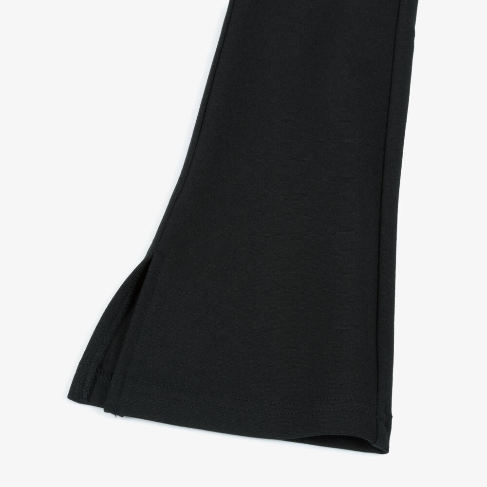 Calvin Klein-Girls Black Scuba Jersey Flared Leggings | Childrensalon Outlet