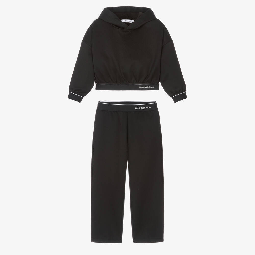 calvin klein black tracksuit