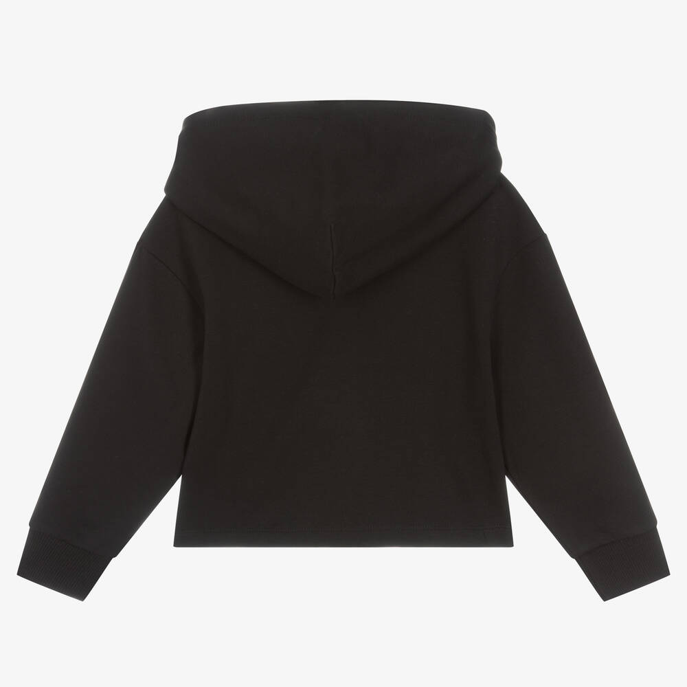 Calvin klein black hoodie womens discount