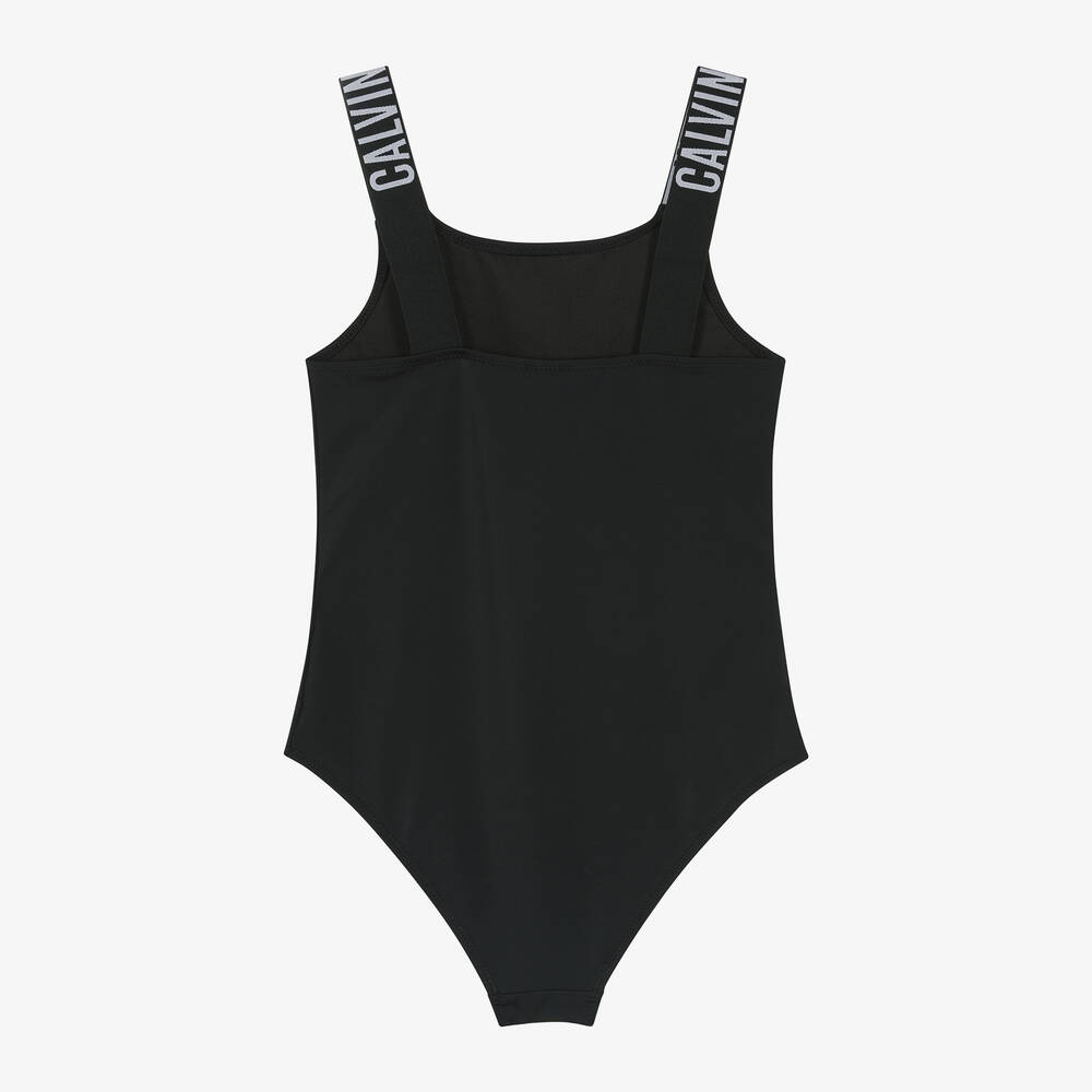 Calvin Klein Girls Black Swimsuit Childrensalon Outlet