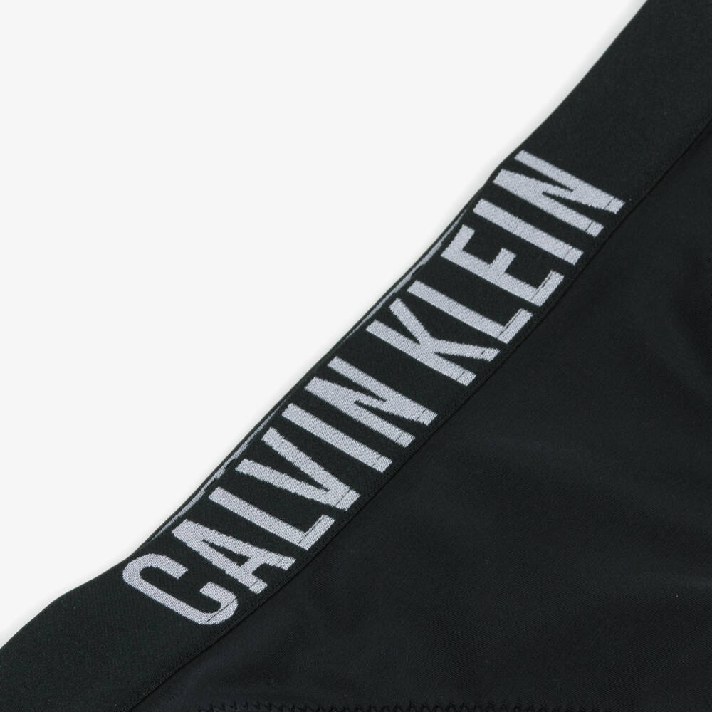 Calvin Klein-Girls Black Triangle Bikini | Childrensalon Outlet