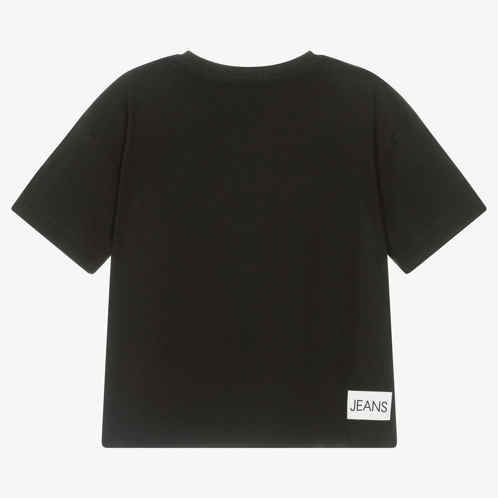Calvin klein black and white t shirt outlet