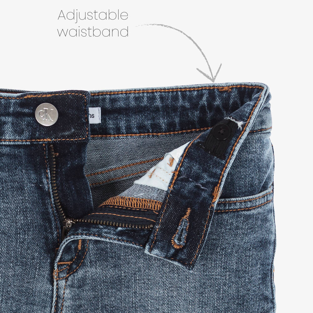 Calvin Klein Джинсы-Girls Blue Denim Shorts | Childrensalon Outlet