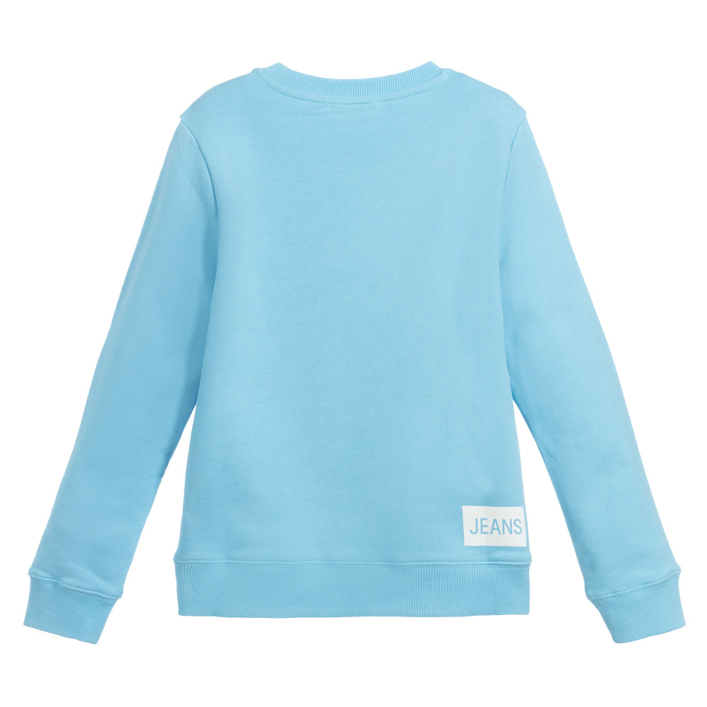 girls blue sweatshirt