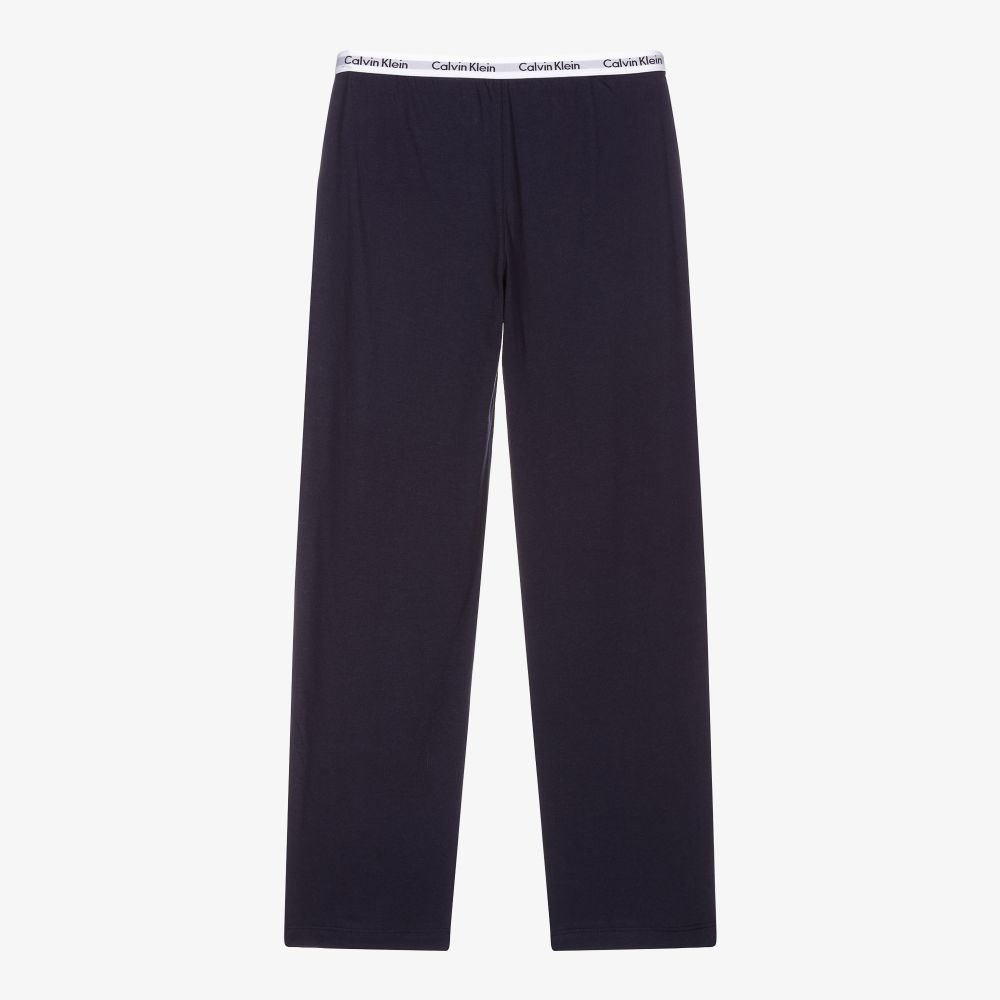 Calvin Klein-Girls Blue Loungewear Trousers | Childrensalon Outlet