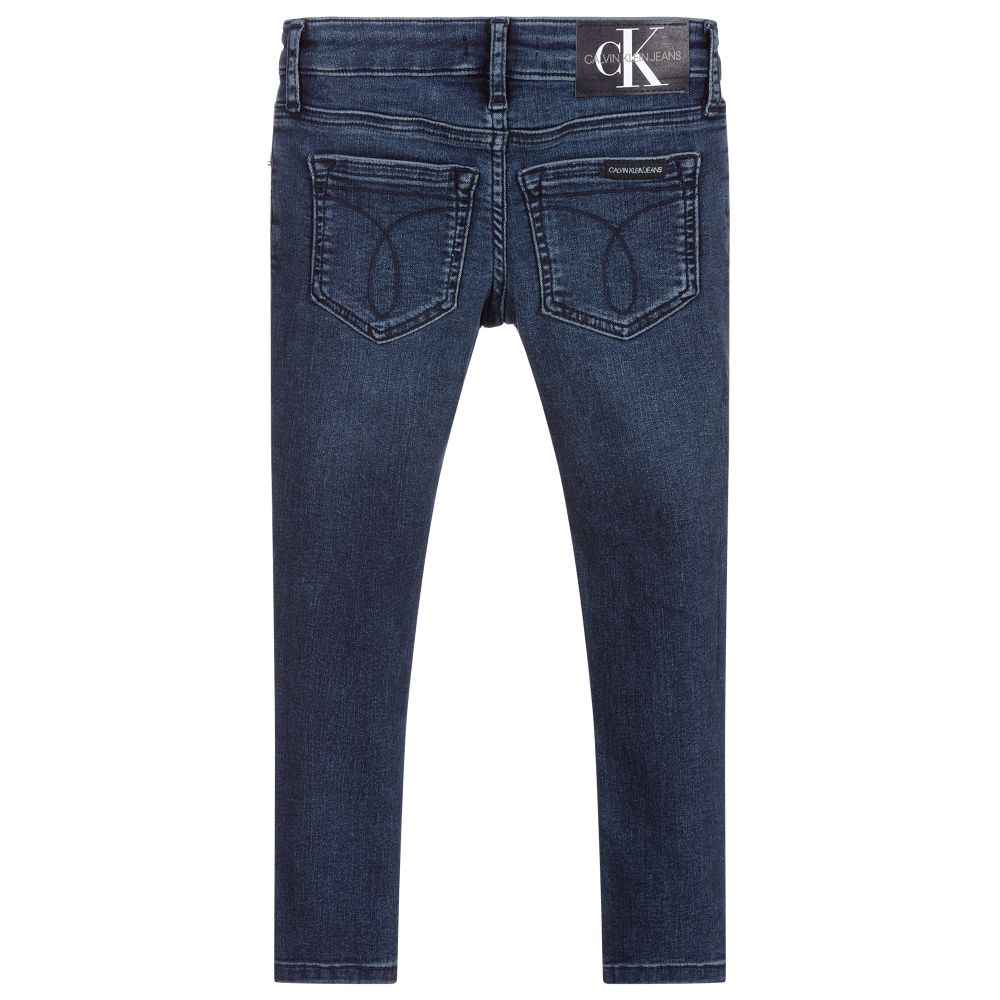 Calvin Klein Джинсы-Синие джинсы скинни для девочек | Childrensalon Outlet