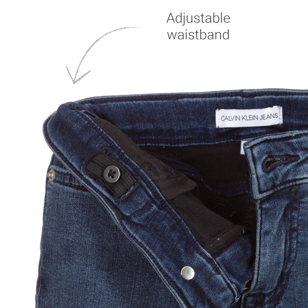 Calvin Klein Джинсы-Синие джинсы скинни для девочек | Childrensalon Outlet