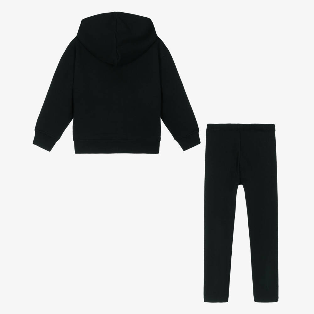 Calvin Klein-Girls Charcoal Cotton Ensemble | Childrensalon Outlet