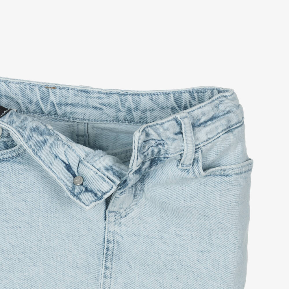 Calvin Klein-Girls Classic Blue Jean Skirt | Childrensalon Outlet