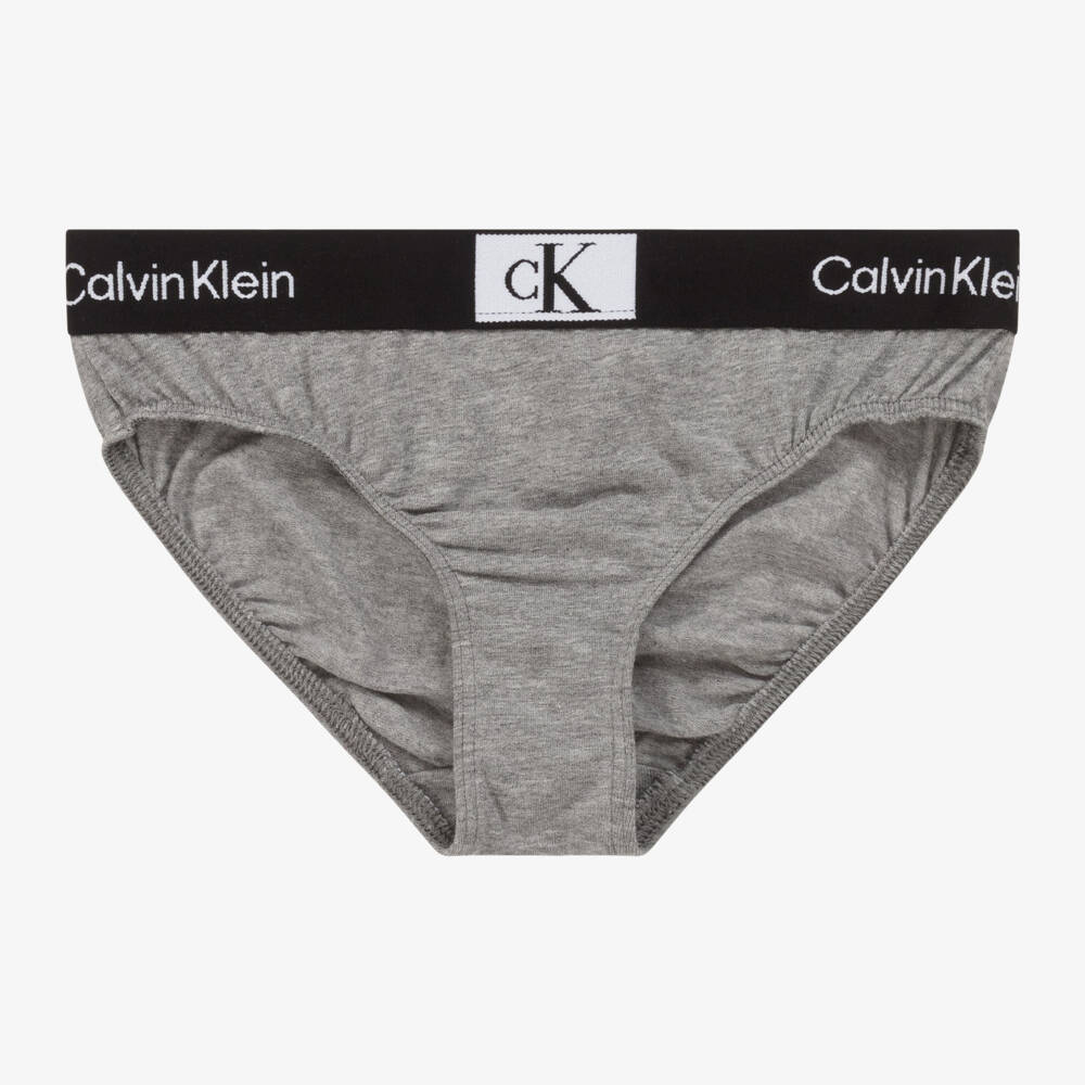 Calvin Klein-Girls Coloured Cotton Briefs Trio | Childrensalon Outlet