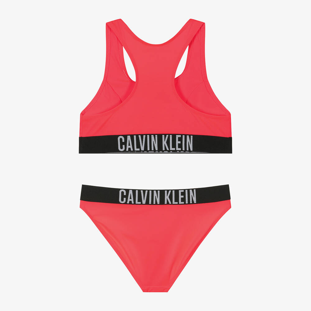 Calvin Klein Girls Coral Pink Bikini