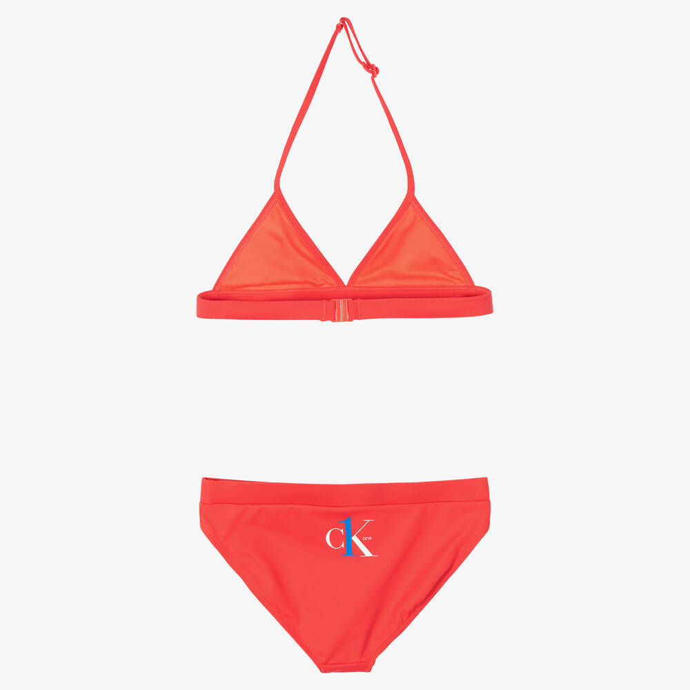 Calvin klein red bathing suit cheap