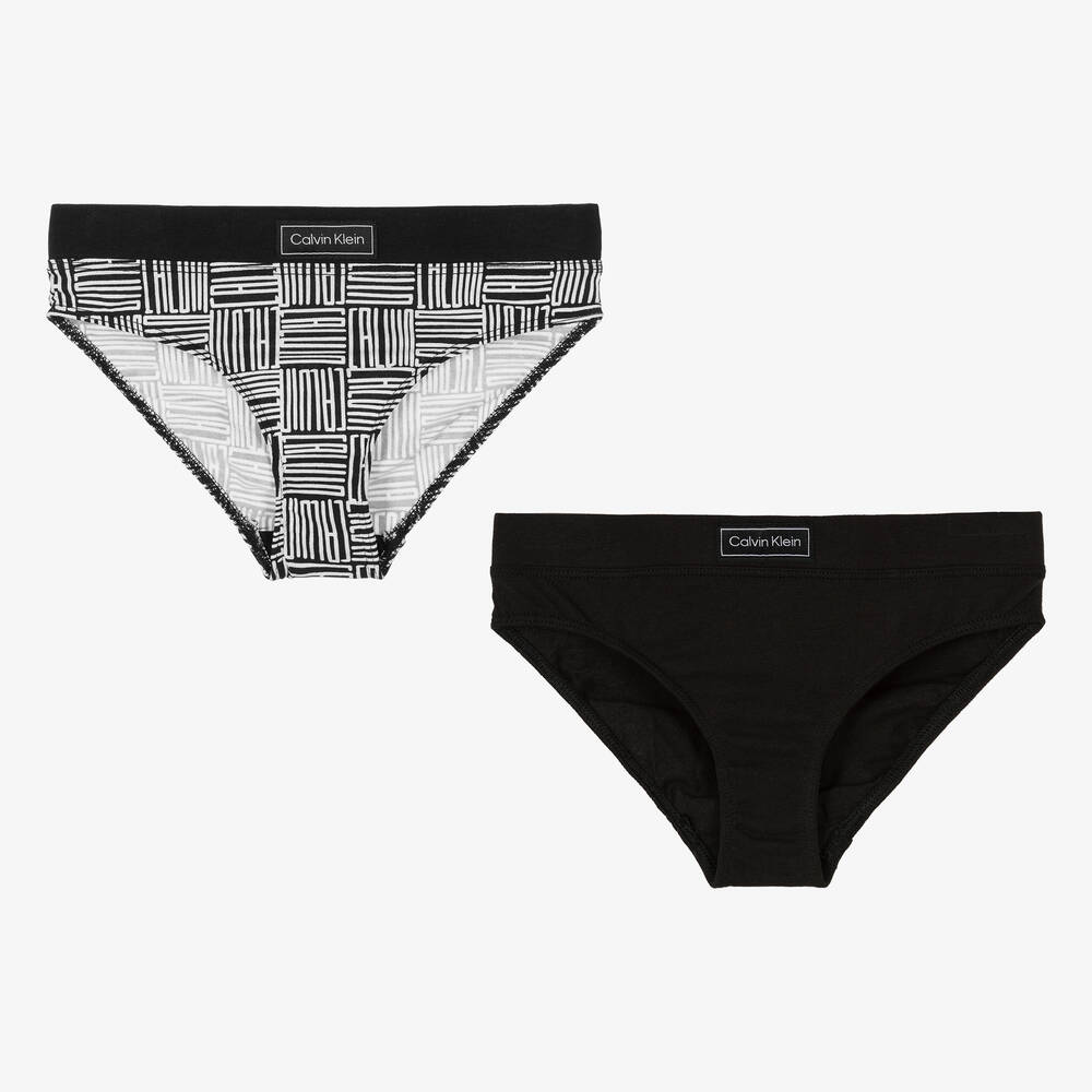 Calvin klein black knickers discount