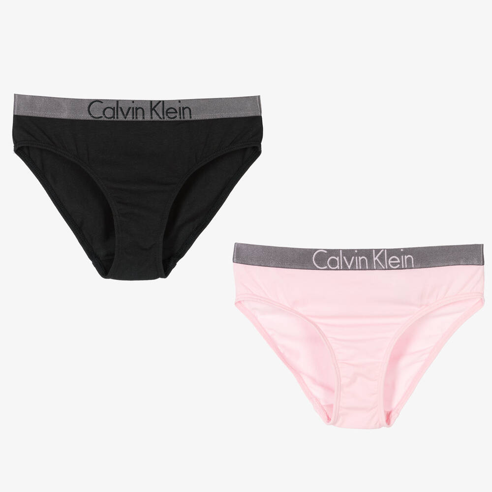 Calvin Klein - سروال داخلي قطن للفتيات (عدد 2) | Childrensalon