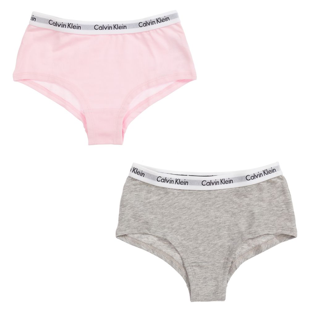 Calvin Klein - Culottes en coton Fille (x 2) | Childrensalon