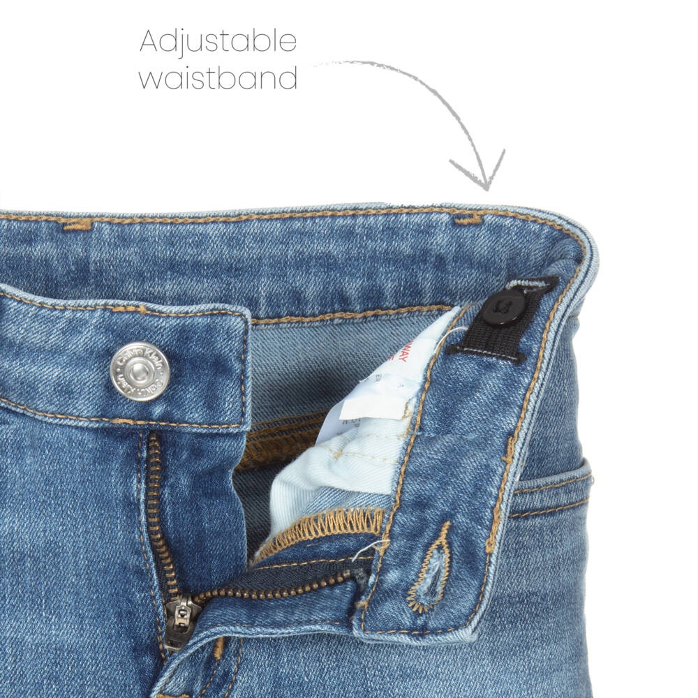 Calvin Klein-بنطلون جينز أزرق ضيق للبنات | Childrensalon Outlet