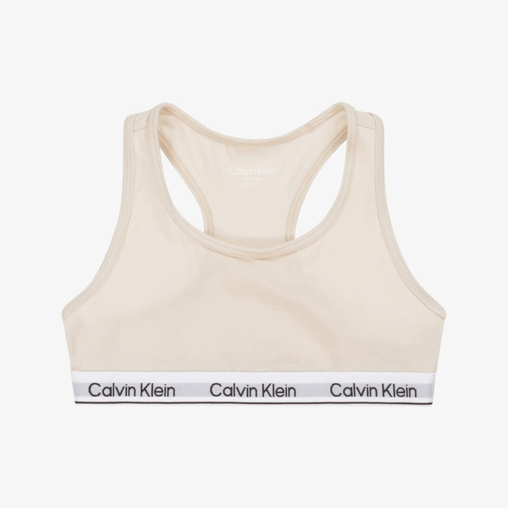Calvin Klein-Girls Duo of Cotton Crop Tops | Childrensalon Outlet