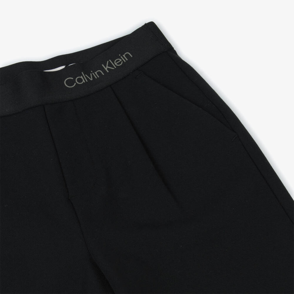 Calvin Klein-Girls Ebony Flare Pants | Childrensalon Outlet
