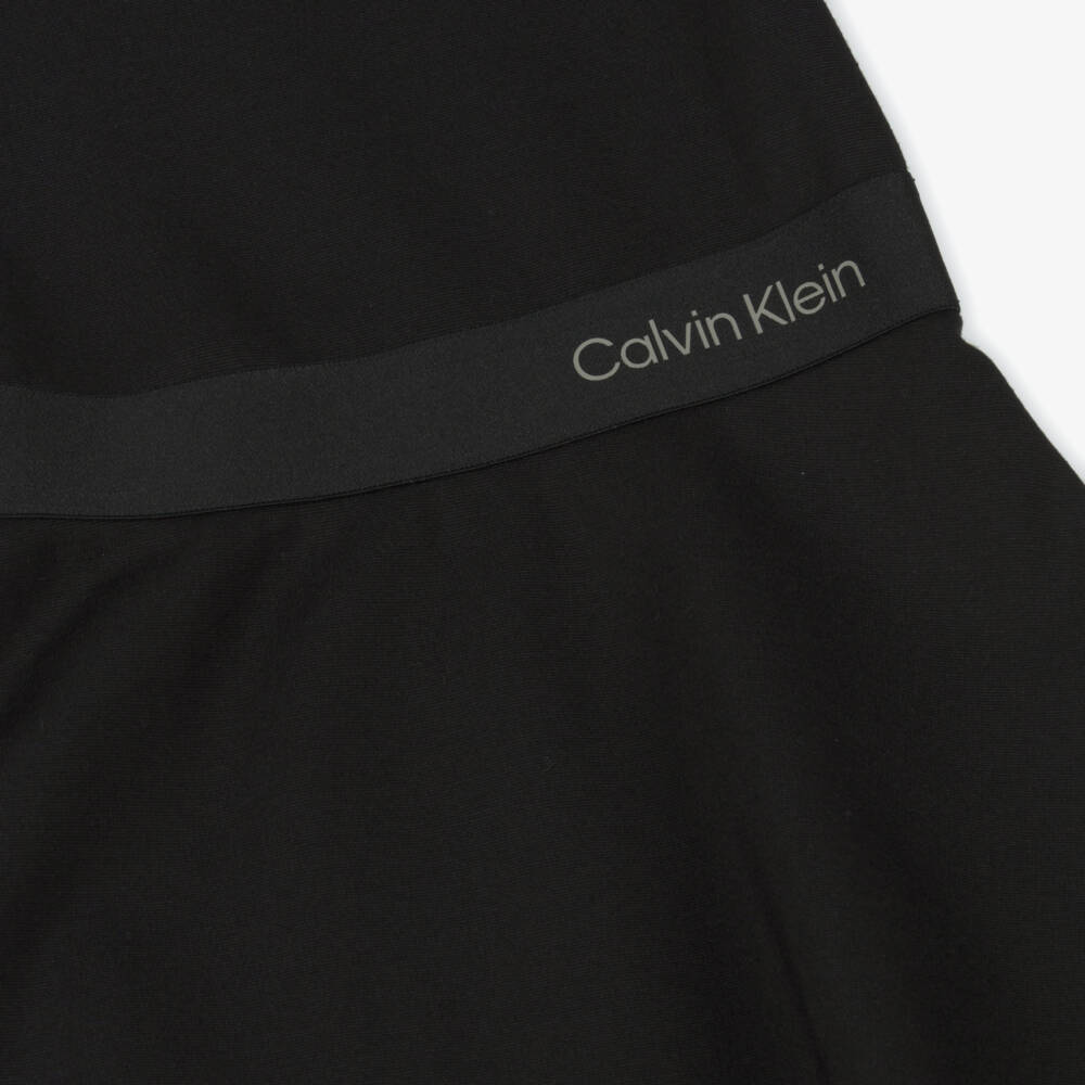 Calvin Klein-Элегантное черное платье из джерси для девочек | Childrensalon Outlet