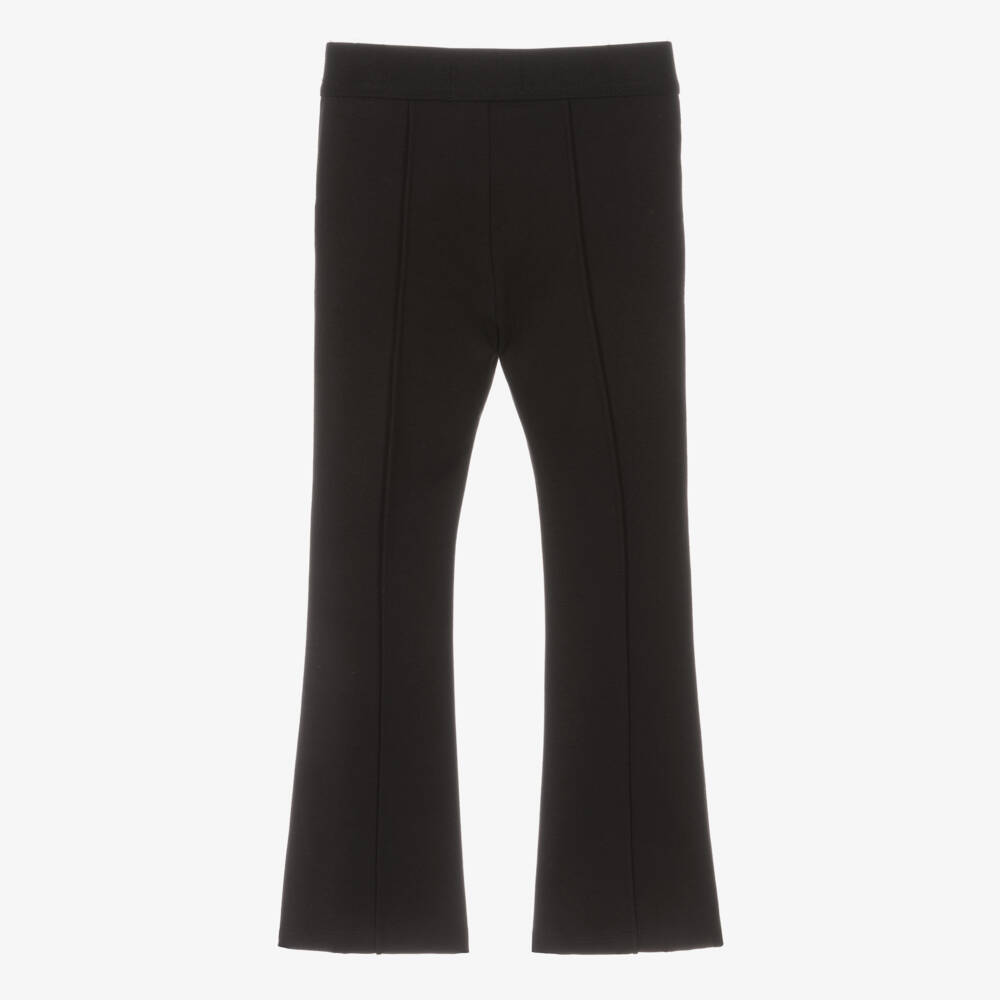 Calvin Klein-Girls Elegant Black Knit Trousers | Childrensalon Outlet
