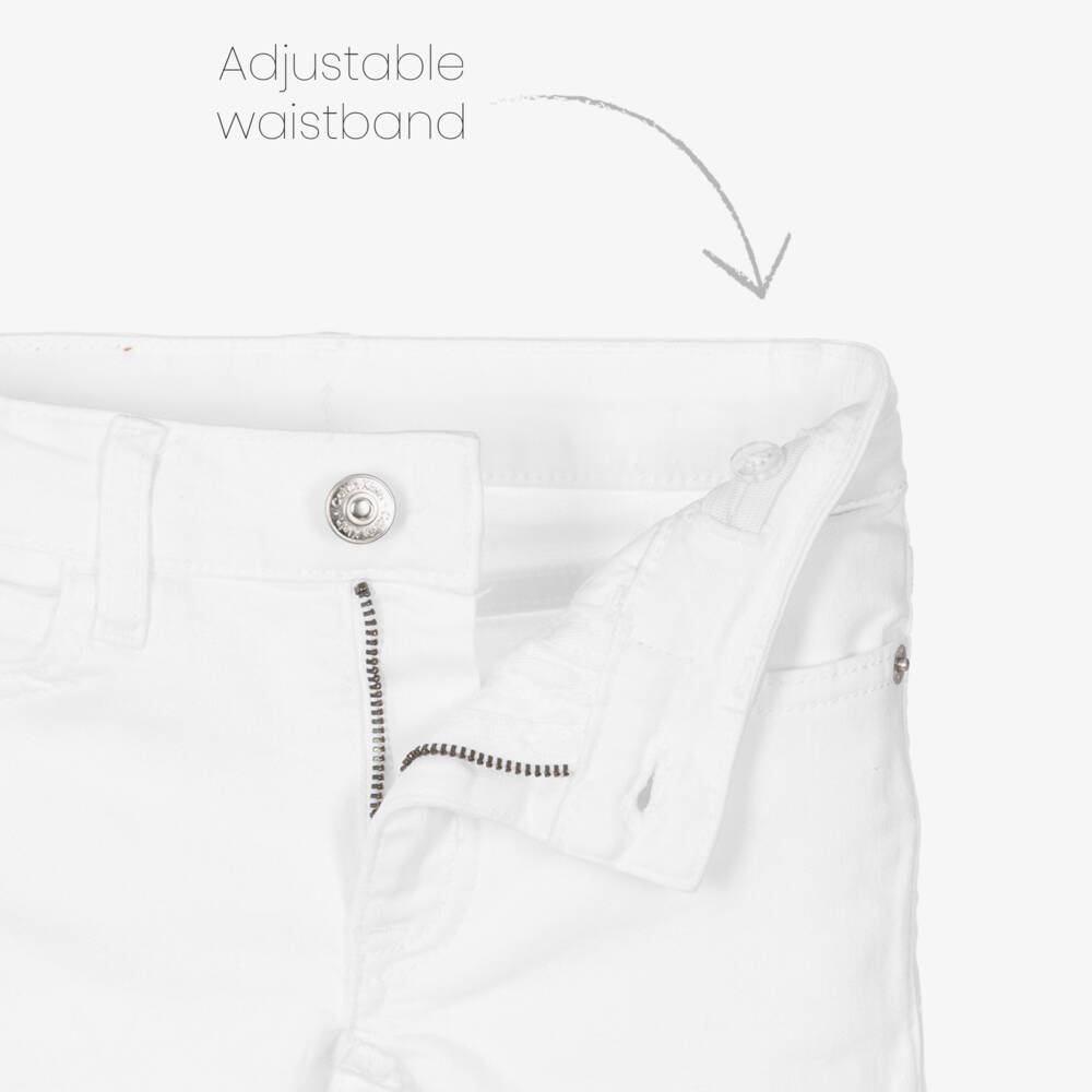 Calvin Klein-Элегантные белые джинсы для девочек | Childrensalon Outlet