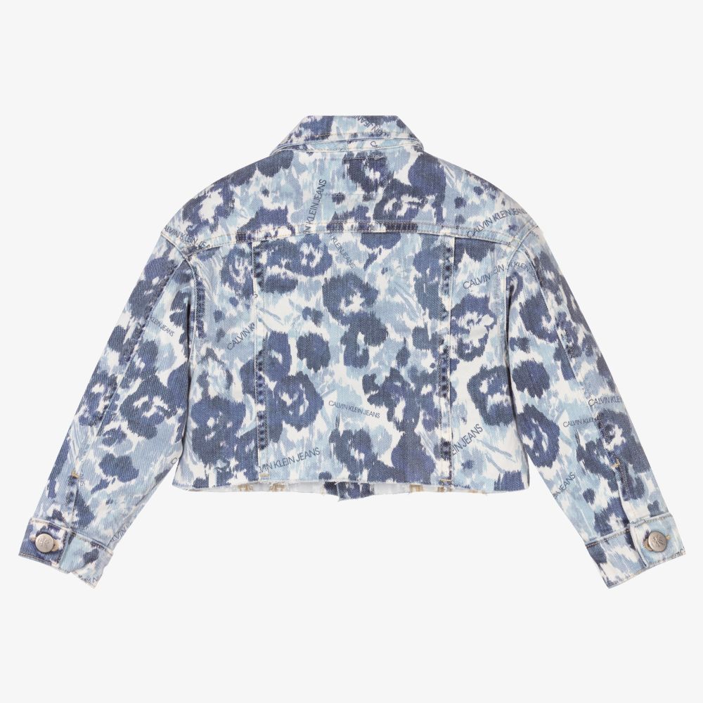 Calvin klein on sale floral jacket