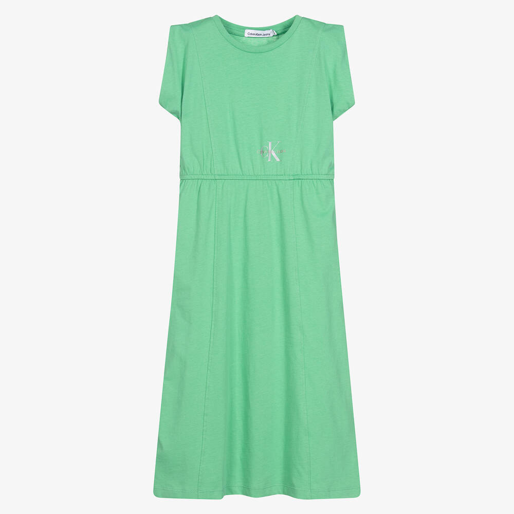 Calvin klein green dress shop