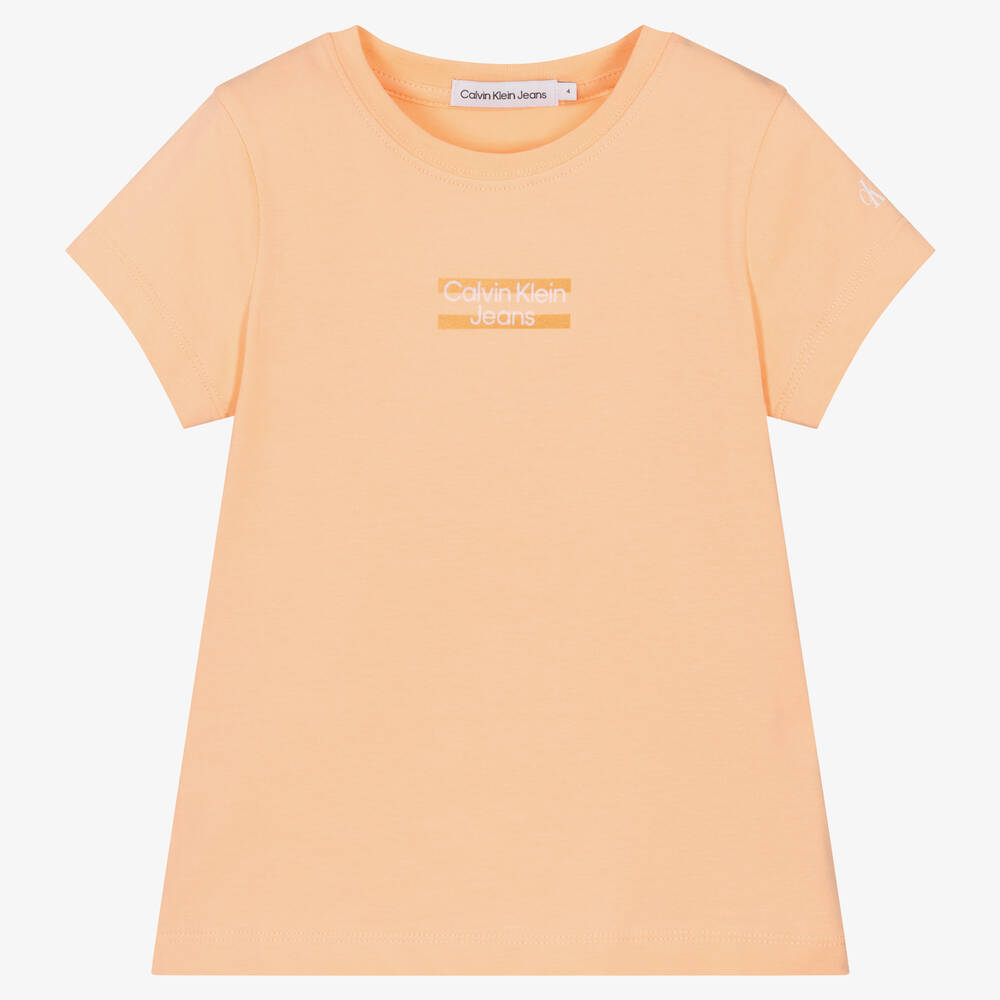 Calvin klein t shirt shop orange