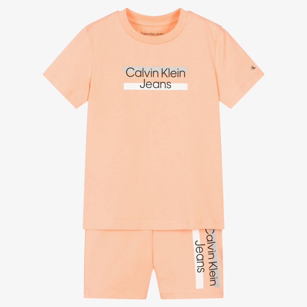 Calvin klein short set womens cheap