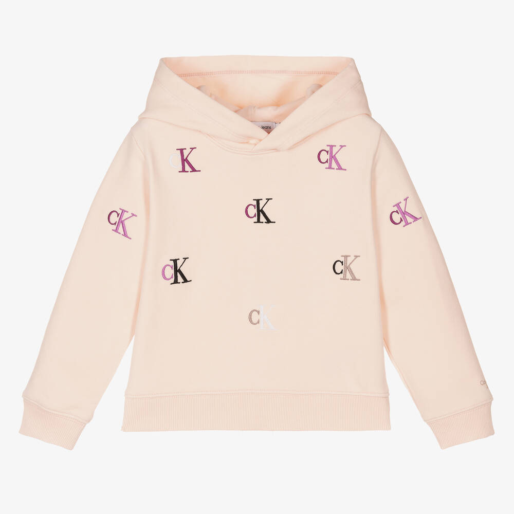 Calvin Klein Jeans - Hellrosa Baumwoll-Sweatshirt (M) | Childrensalon