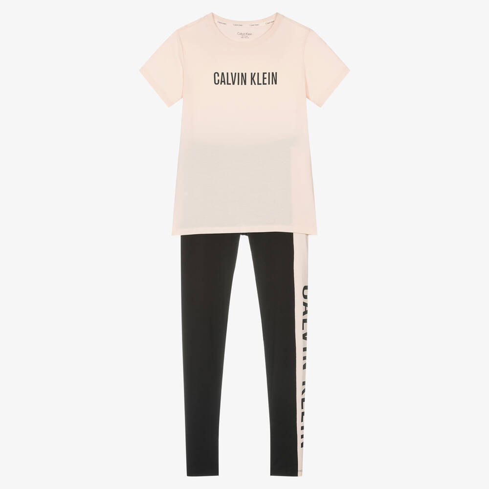 Girls calvin klein pyjamas best sale