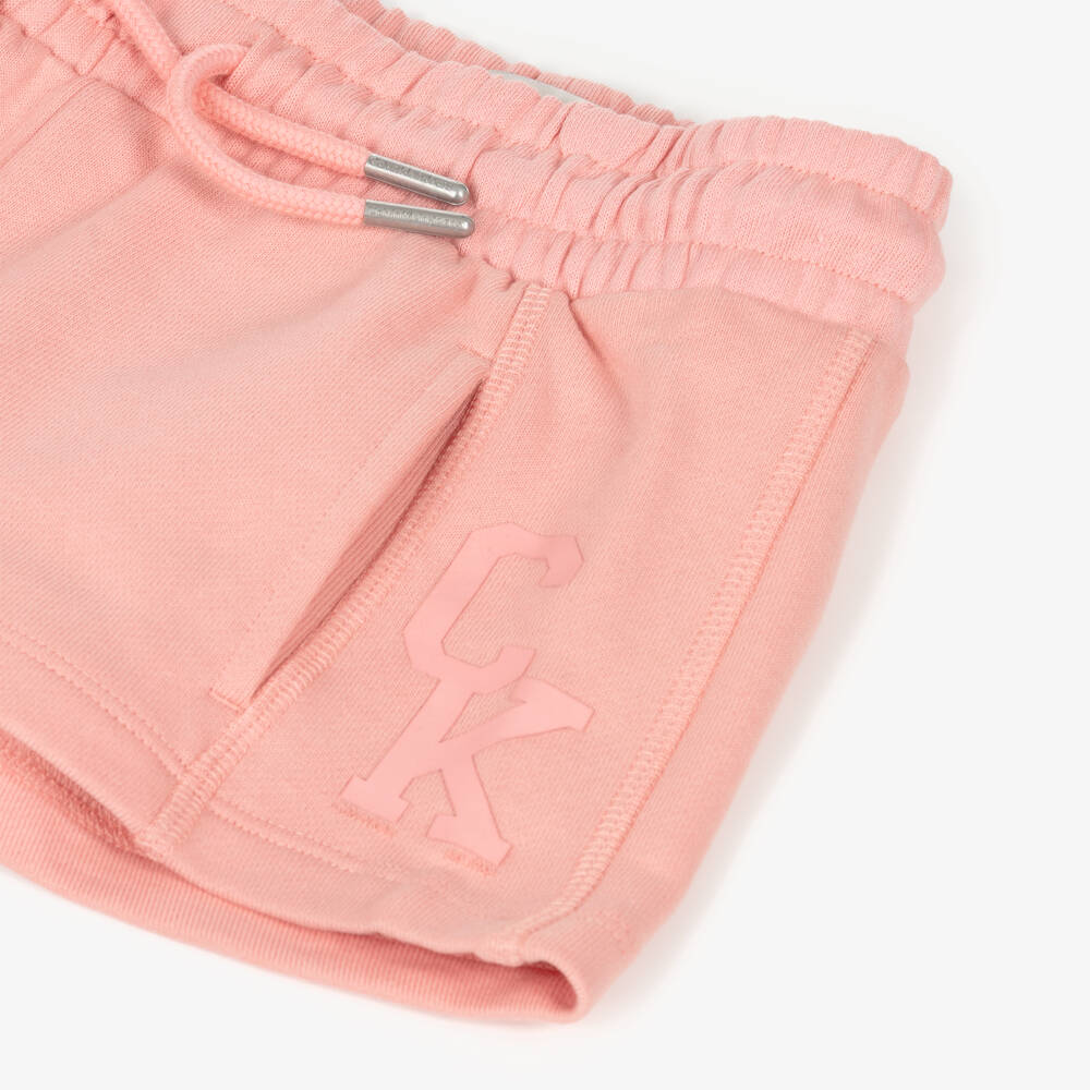 Calvin Klein-Шорты из трикотажа розового цвета для девочек | Childrensalon Outlet