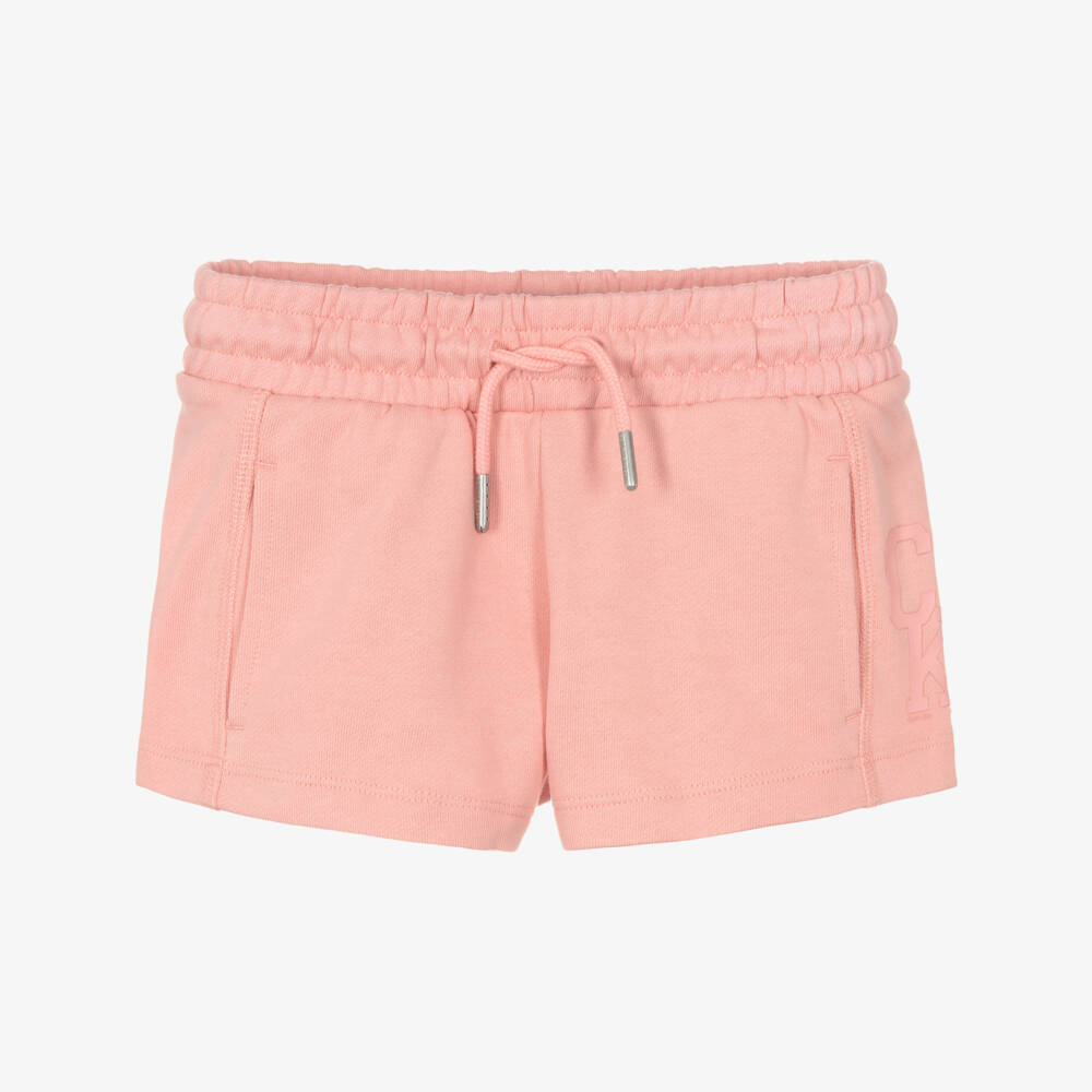 Calvin Klein-Шорты из трикотажа розового цвета для девочек | Childrensalon Outlet