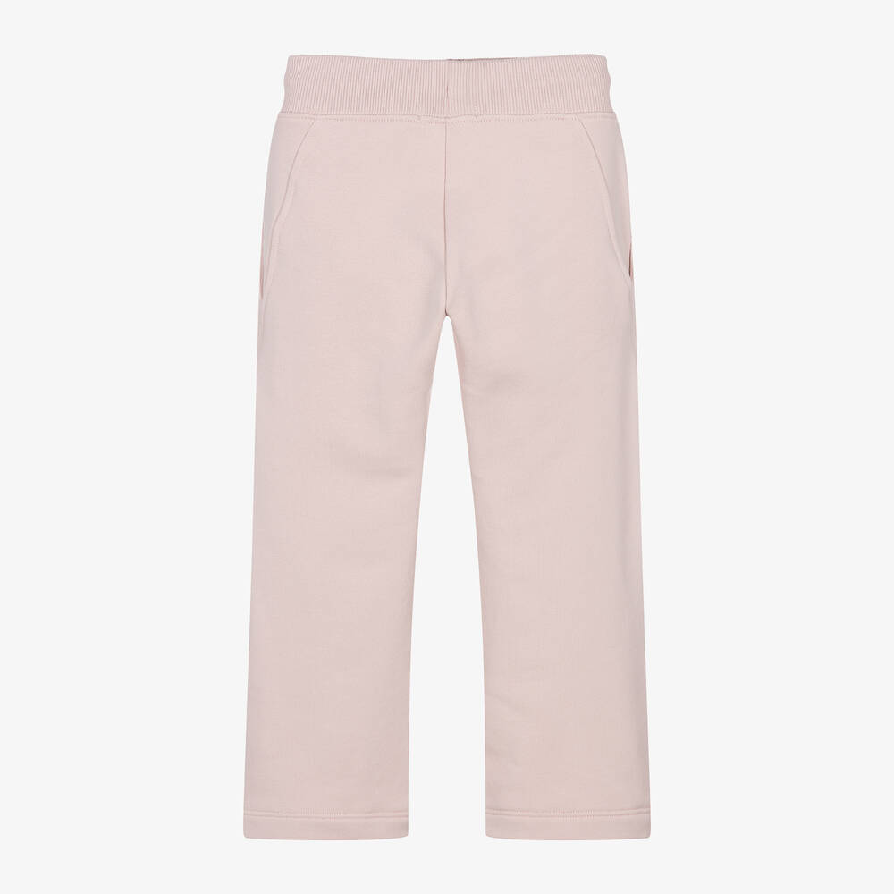 Calvin Klein Girls Pink Cotton Joggers