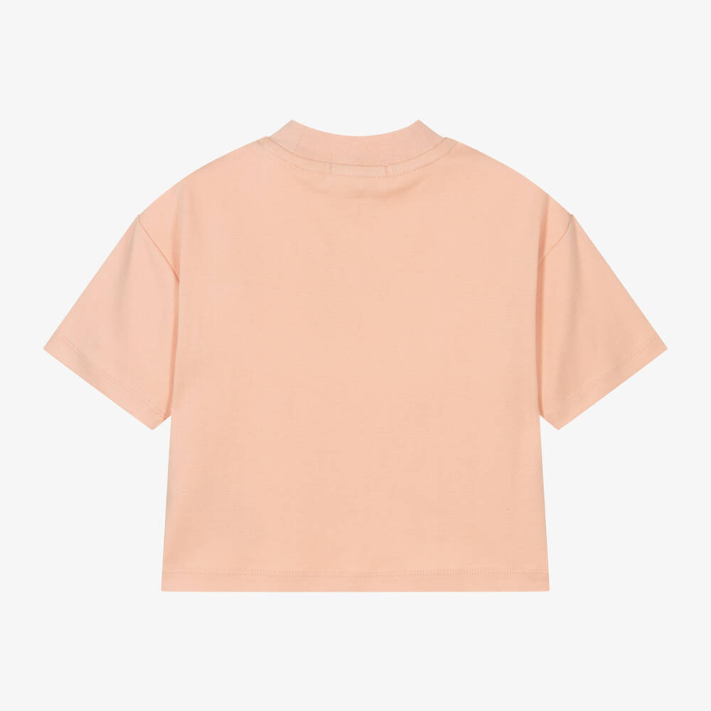 Calvin Klein-Girls Pink Jersey Tee | Childrensalon Outlet