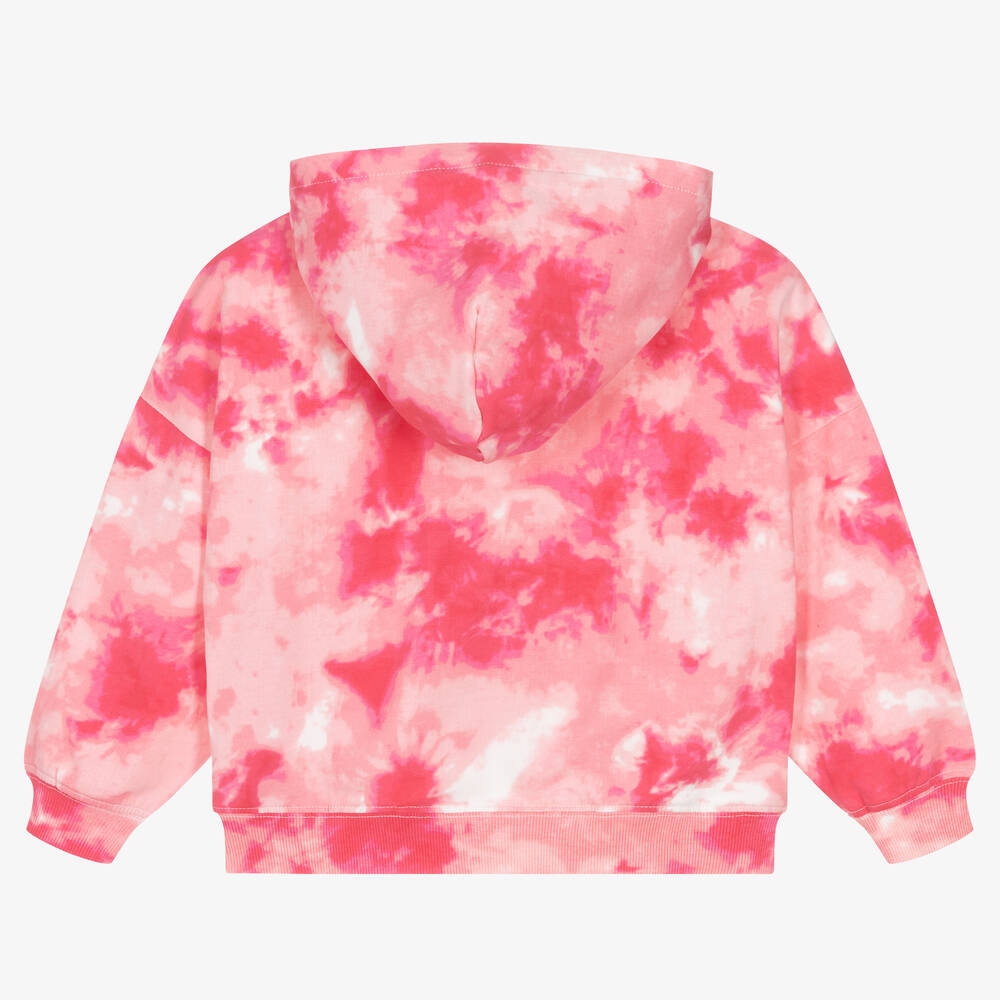 Pink tie dye hoodie shop