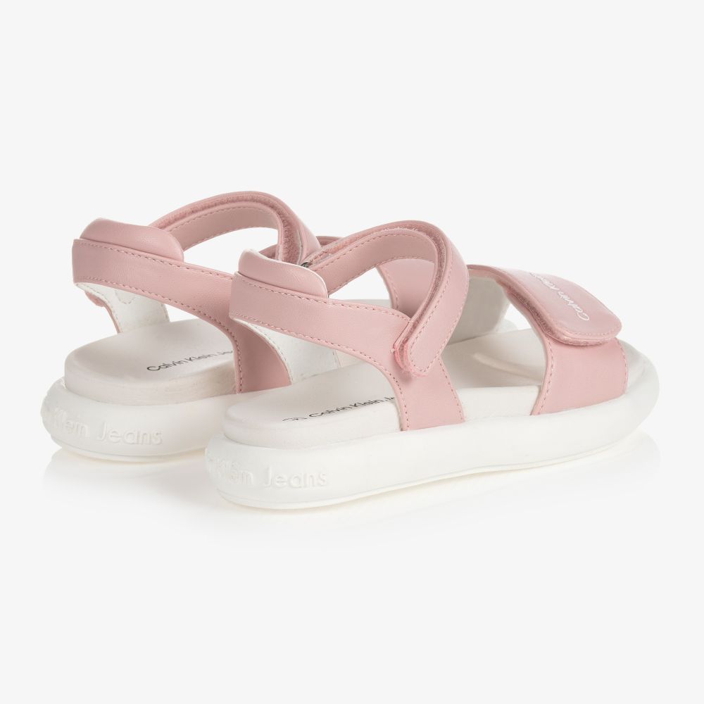 Calvin klein pink sandals sale