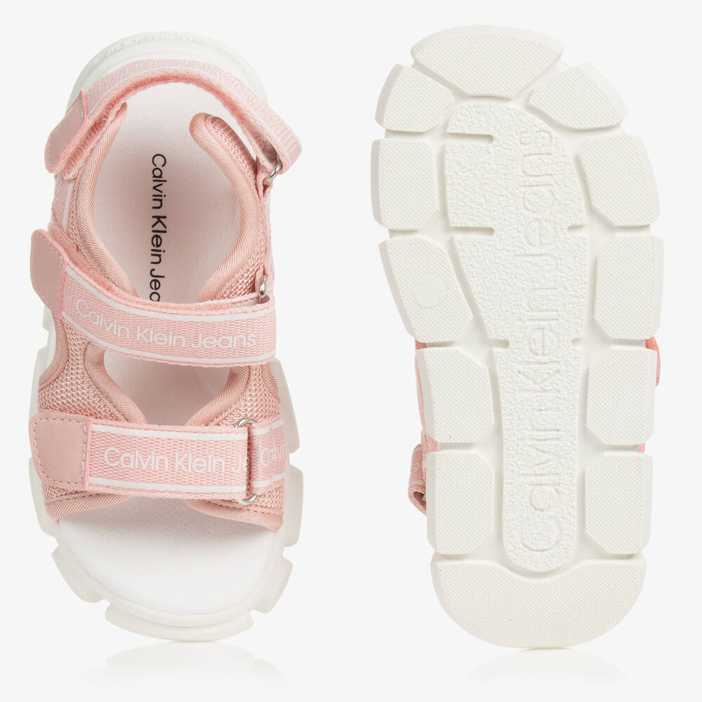 Calvin klein pink sandals best sale