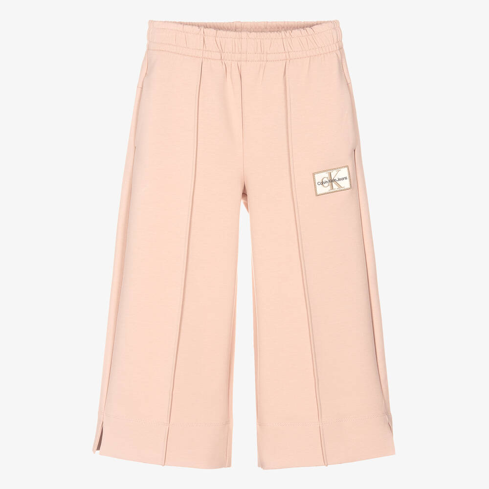 Calvin Klein Jeans - Широкие розовые джоггеры | Childrensalon