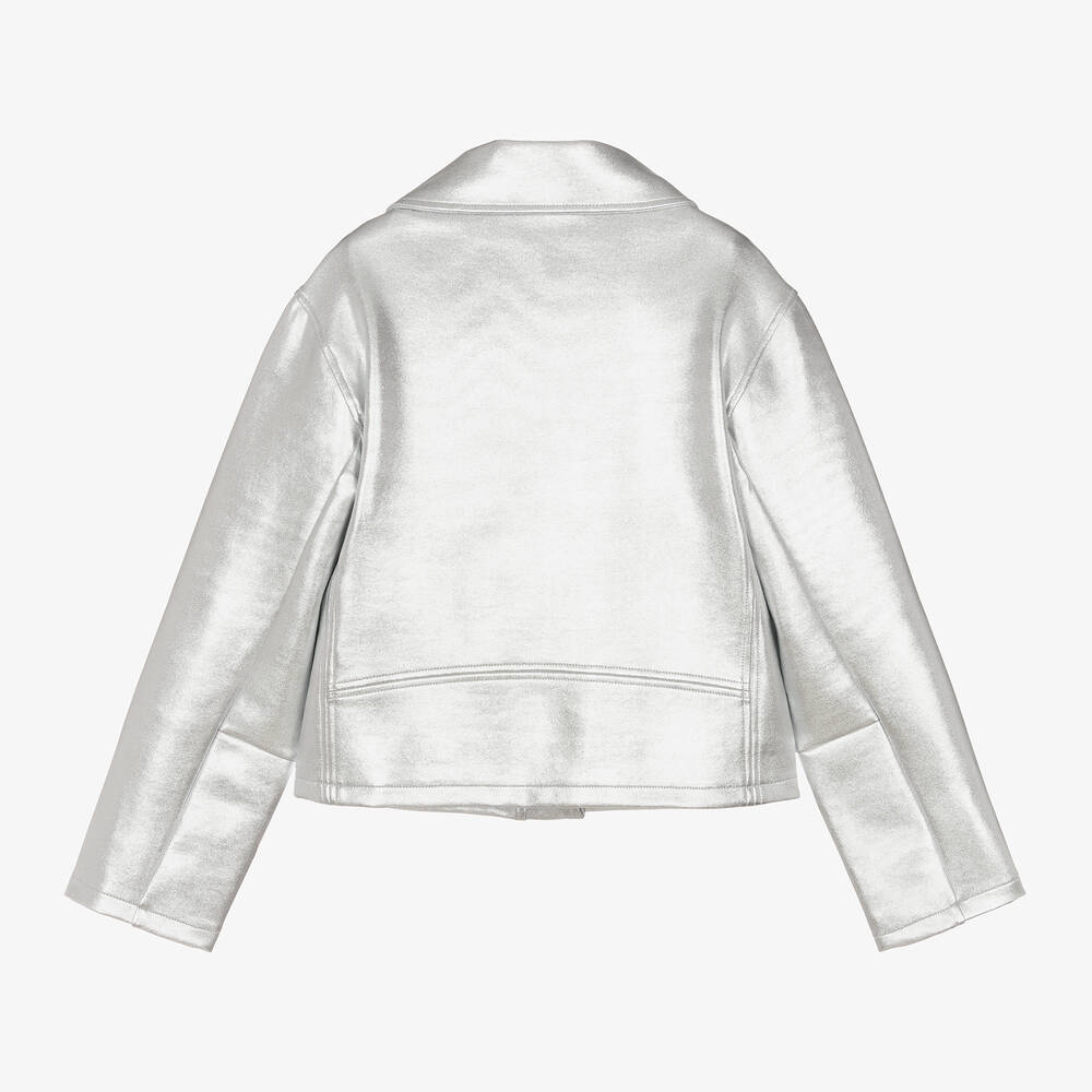 Calvin klein silver jacket cheap