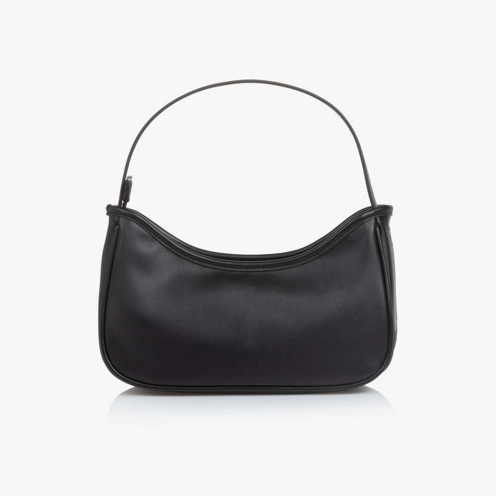 Calvin Klein-Girls Sleek Black Shoulder Purse | Childrensalon Outlet