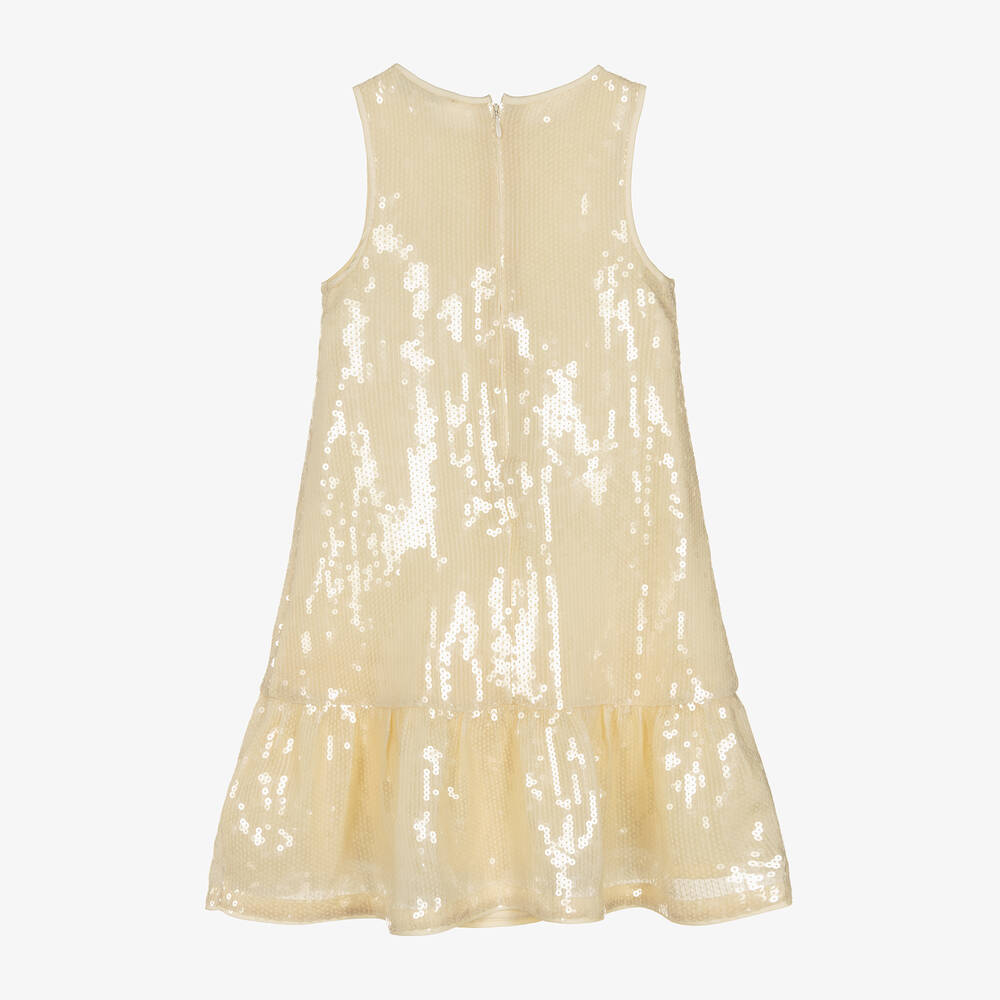 Calvin klein white sequin dress clearance