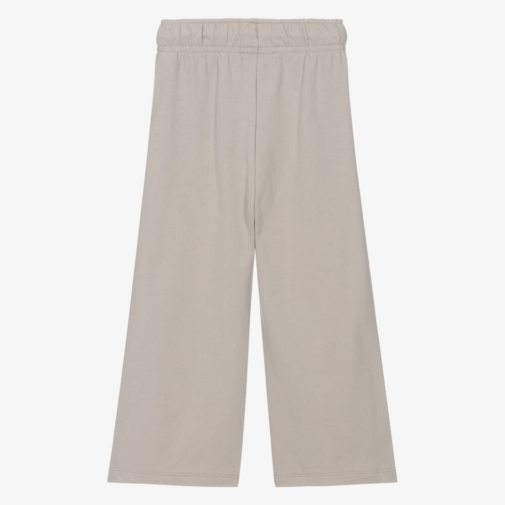 Calvin Klein-Girls Soft Beige Cotton Trousers | Childrensalon Outlet