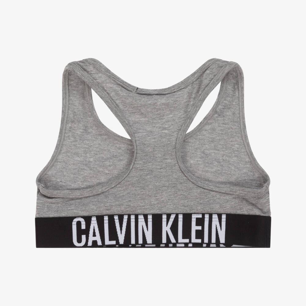 Calvin Klein-Girls Two-Tone Cotton Crop Tops Duo | Childrensalon Outlet