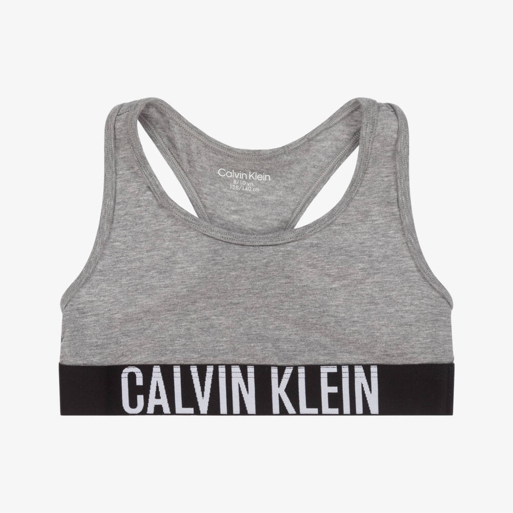 Calvin Klein-Girls Two-Tone Cotton Crop Tops Duo | Childrensalon Outlet