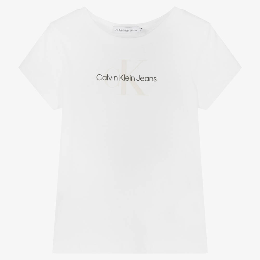 Calvin klein jeans white shirt shop