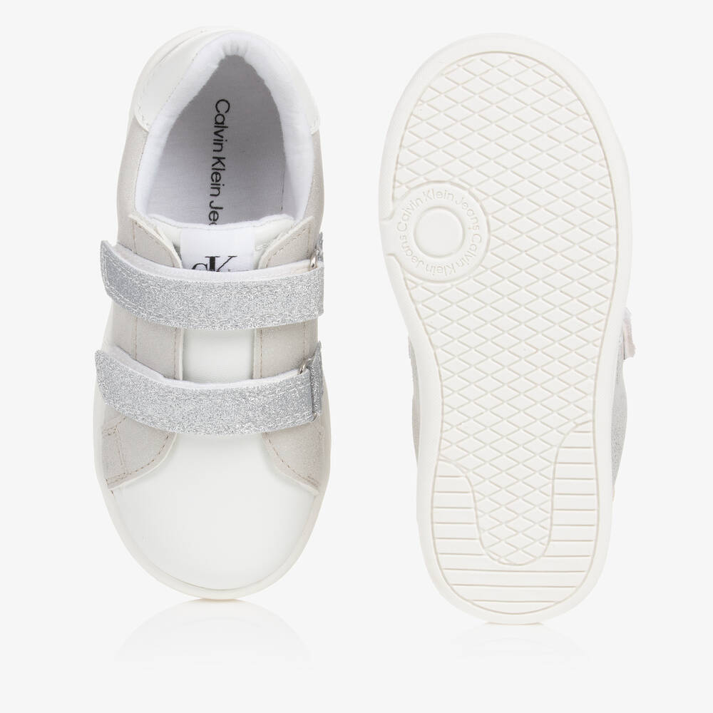 Calvin klein best sale glitter trainers